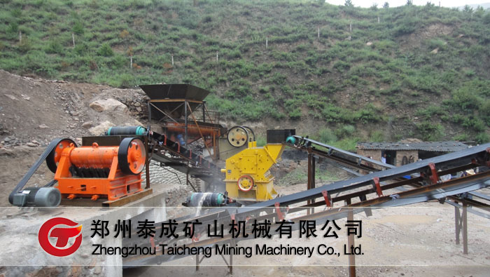 制砂生產線設備現(xiàn)場
